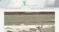 Desktop Screenshot of eliseuvisconti.com.br