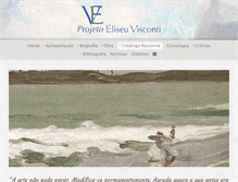 Tablet Screenshot of eliseuvisconti.com.br